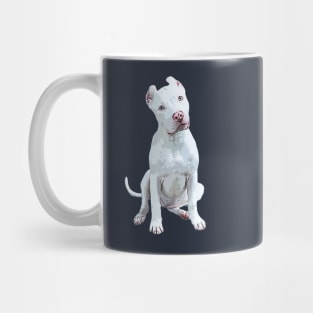 Pitbull Puppy Dog Stunning White Mug